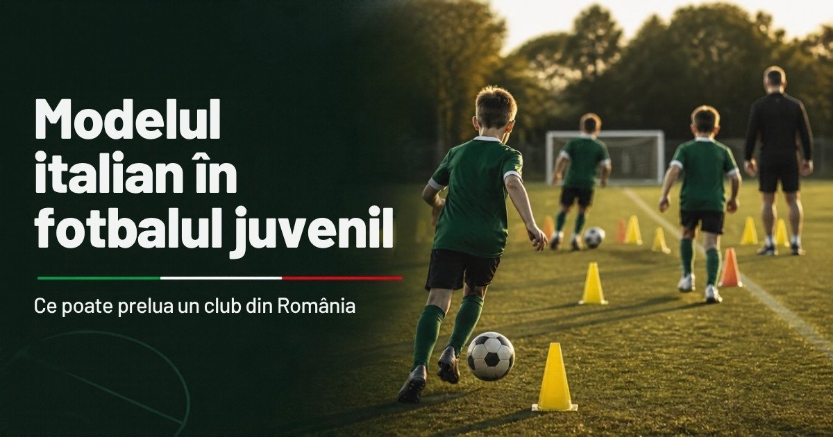 Modelul italian în fotbalul juvenil: ce poate prelua un club din România